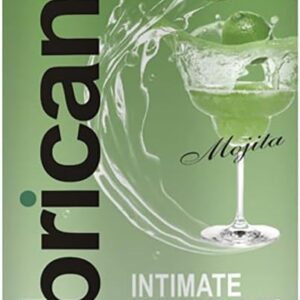 No Rinse Water-Based Personal Lubricant, No-Residue Flavored Lube, Intimate Longlasting Non-Sticky Gel for Couples Massage - 6.8 Oz (Mojito)