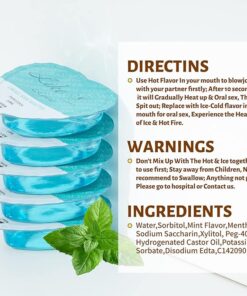 Flavored Edible Lube for Oral Blowjob Jelly Sex Oral Water for Couple Adult, No Rinse Lubricant 10 -Pack (Strawberry & Mint) - Image 4