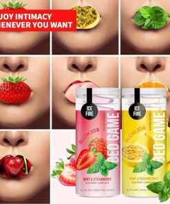 Flavored Edible Lube for Oral Blowjob Jelly Sex Oral Water for Couple Adult, No Rinse Lubricant 10 -Pack (Strawberry & Mint) - Image 7
