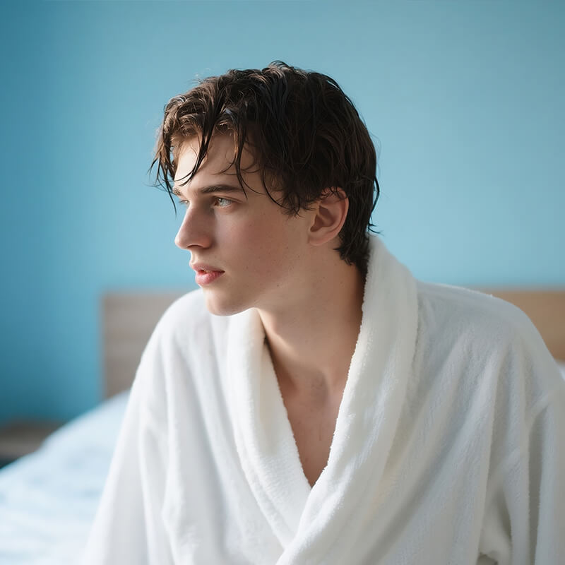 Clean body and intimate before using masaage oil