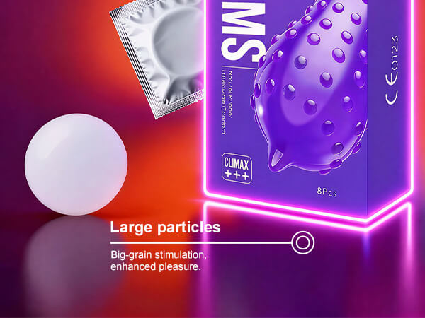 studded condoms large raised dots