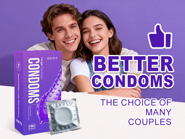 Studded Condoms with Large Raised Dots for Intense Sensation
