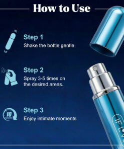 Men Delay Spray - Gentle Soothing Formula, Couple's Intimate Care Support for Extended Sensation & Comfort - 5mL Travel Size - Image 6