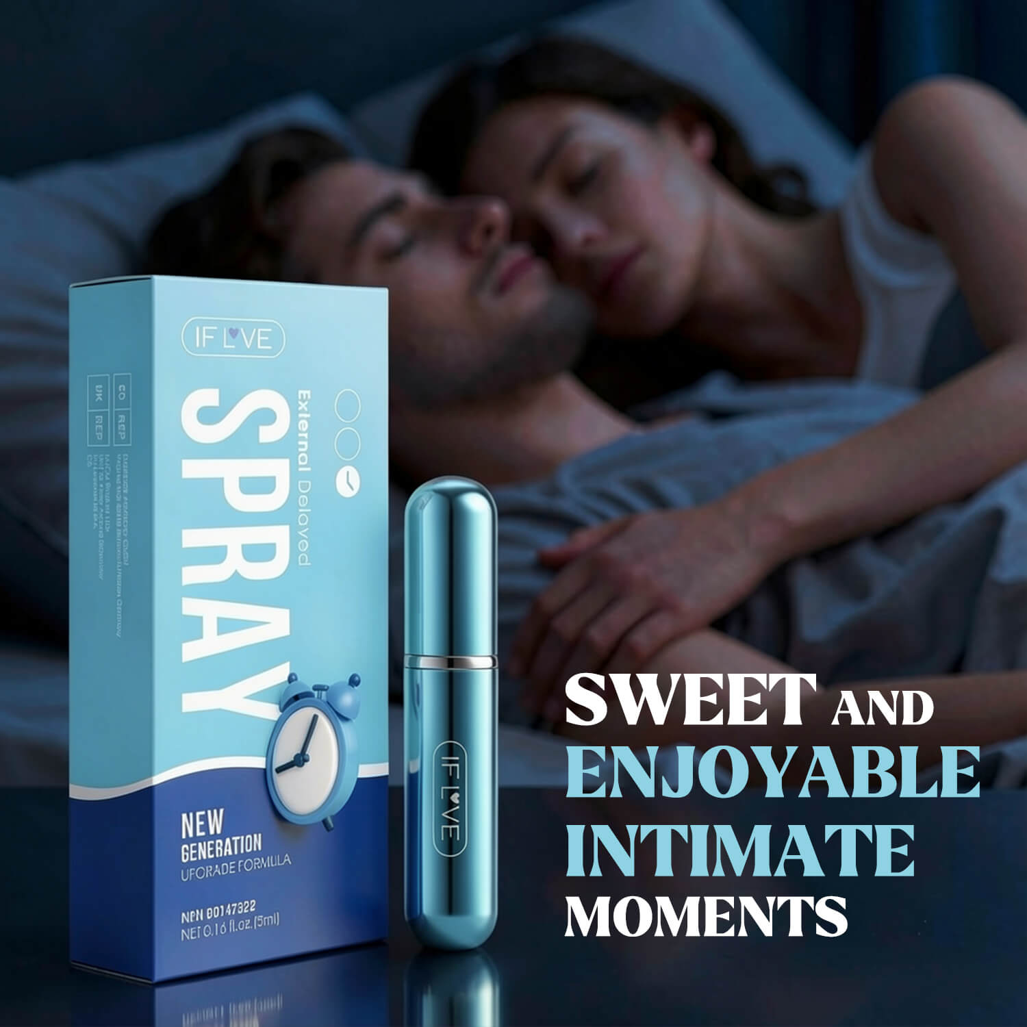 Men Delay Spray - Gentle Soothing Formula, Couple's Intimate Care Support for Extended Sensation & Comfort - 5mL Travel Size - Image 4