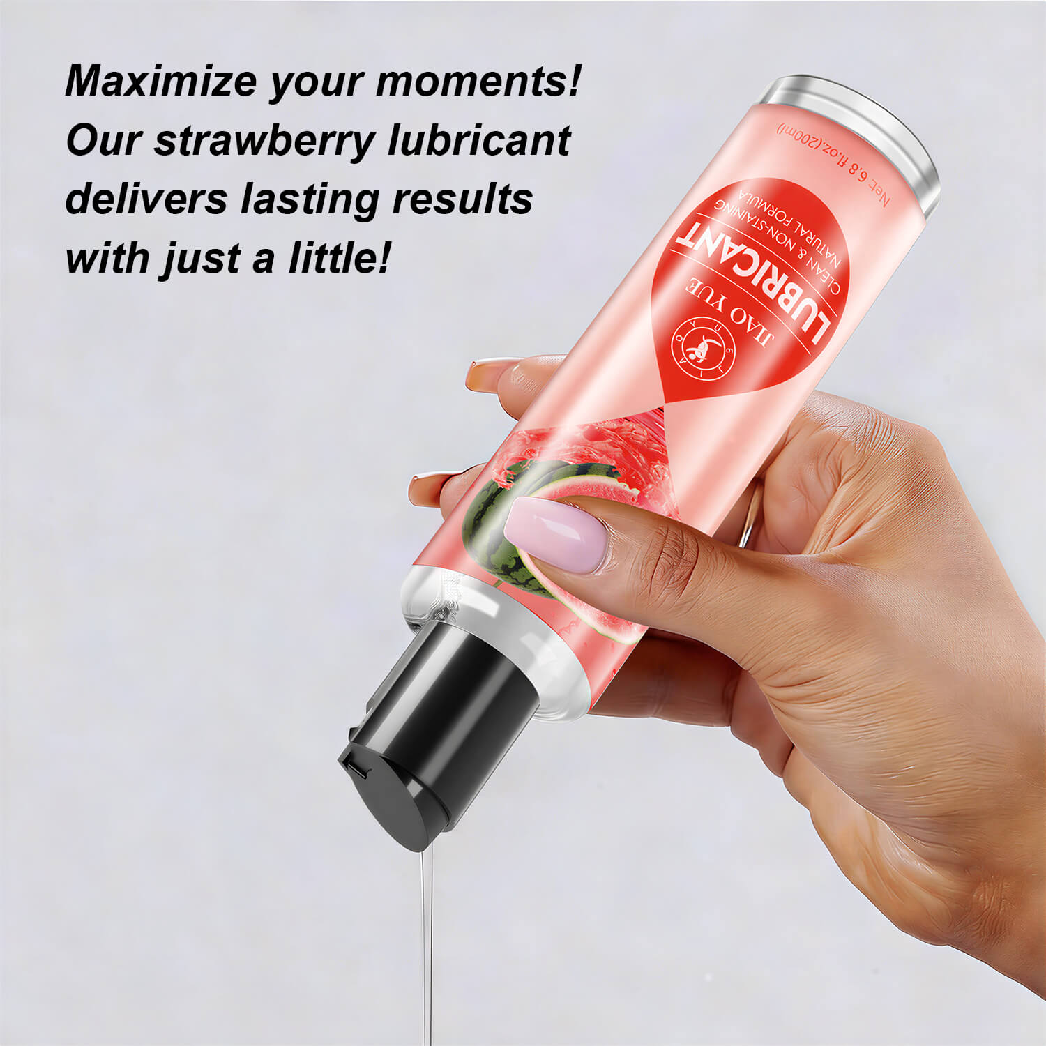 Sugar‑free silky smooth watermelon intimate lubricant for men women couples