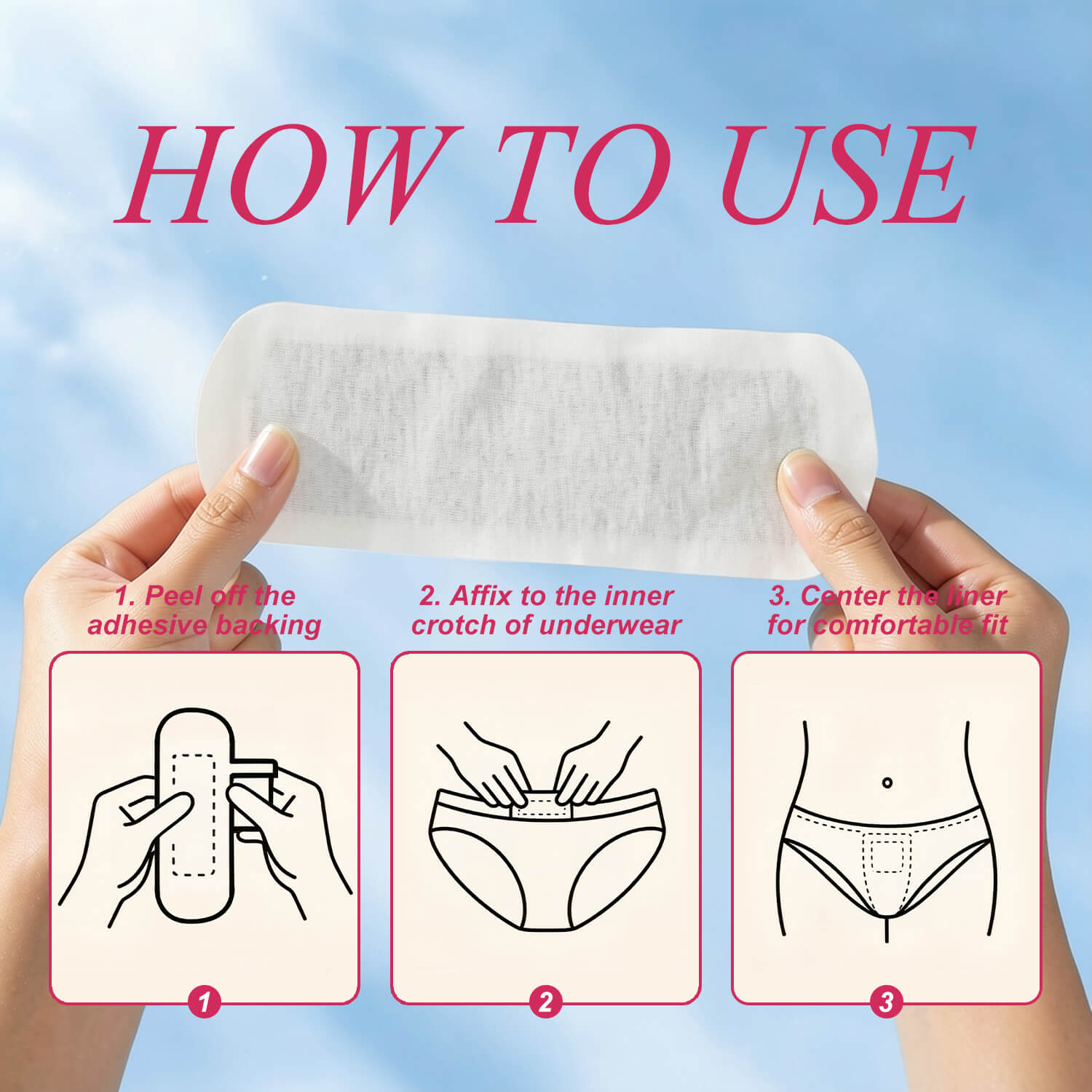 snow lotus herbal panty liners