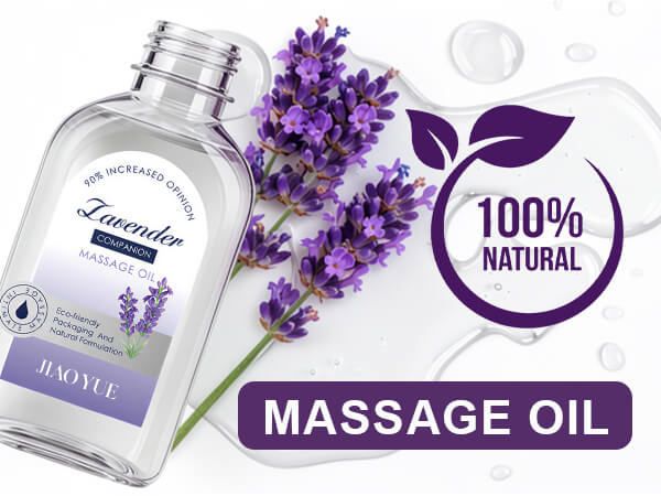 Natural lavender scent for aromatherapy body massage oil
