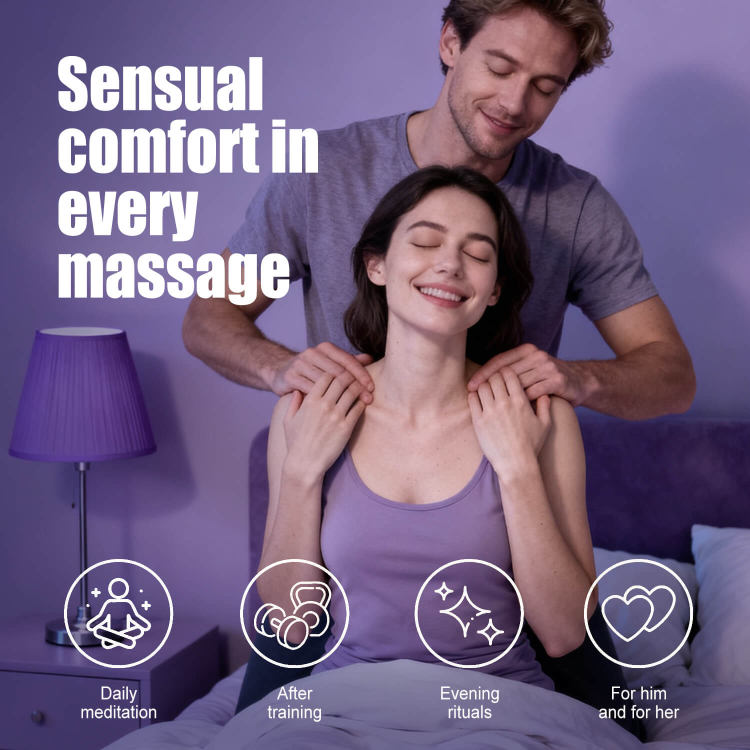 Aromatherapy Lavender Massage Oil for Full Body Massage Oil - 4.06 fl oz - Image 5