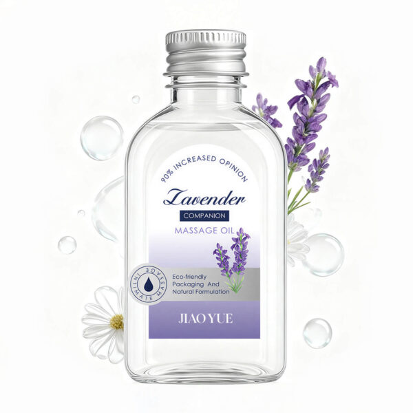 Lavender aromatherapy body massage oil 4.06 fl oz non-greasy for couples men women