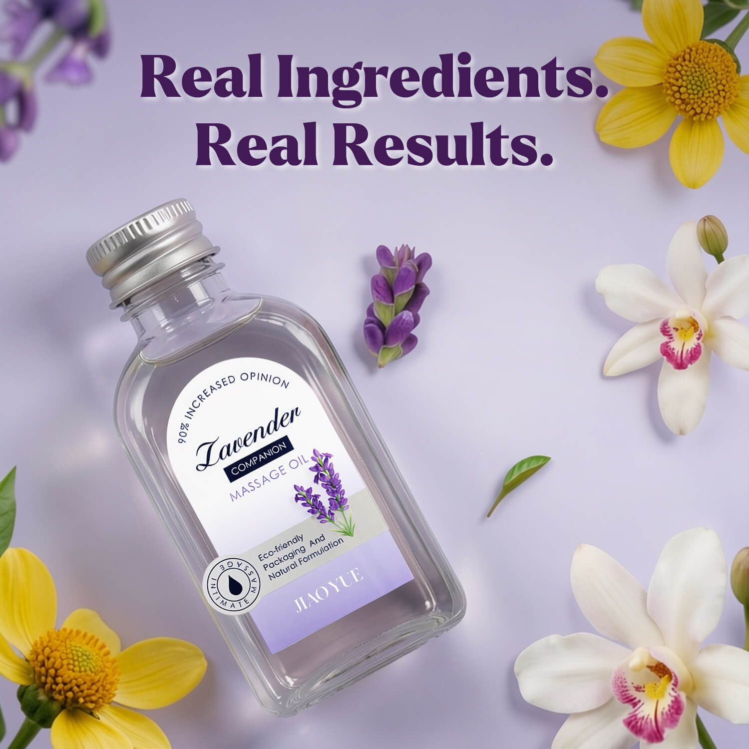Aromatherapy Lavender Massage Oil for Full Body Massage Oil - 4.06 fl oz - Image 4